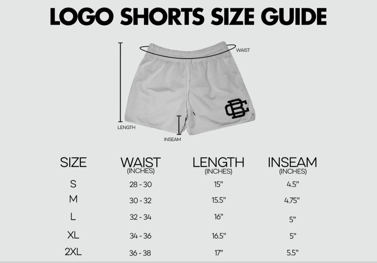8.24 PURPLE "LOGO" SHORTS