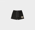 DARK CHARCOAL "LOGO" SHORTS