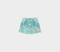 MINT TIE DYE "LOGO" SHORTS