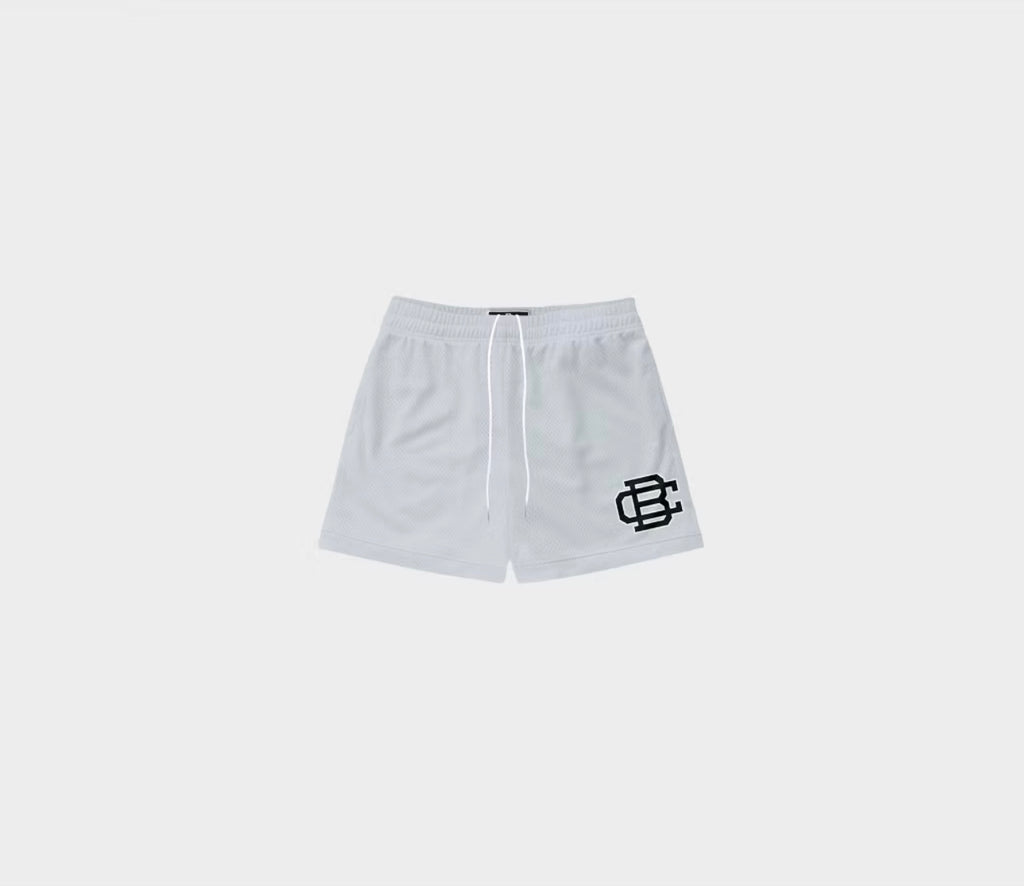 COOL GREY "LOGO" SHORTS