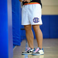 DUBS RETRO WHITE "LOGO" SHORTS