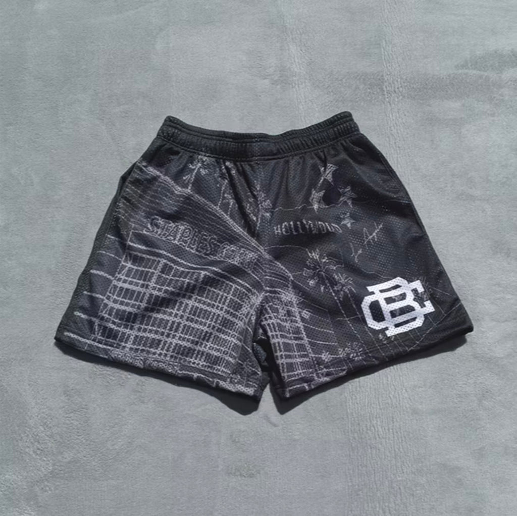 BLACK EDITION "LOGO" SHORTS