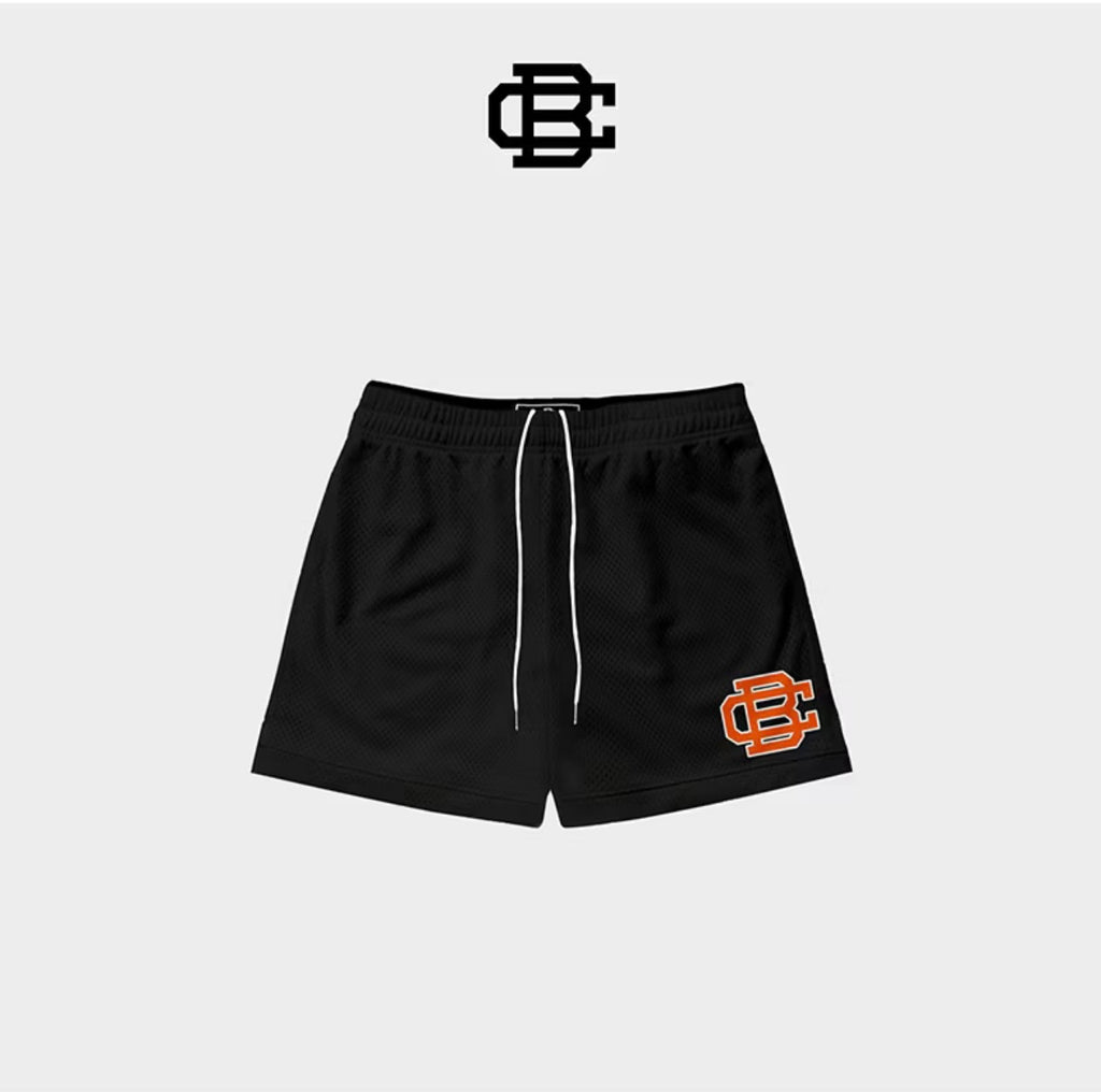 HALLOWEEN ORANGE "LOGO" SHORTS