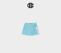 POWDER BLUE "LOGO" SHORTS